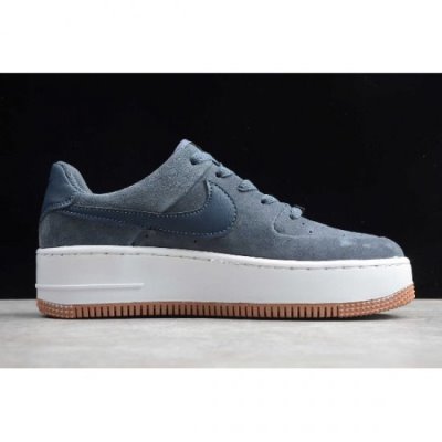 Nike Bayan Air Force 1 Sage Low Smoke Zeytin Yeşili / Gri / Siyah Kaykay Ayakkabı Türkiye - GWVTLH90